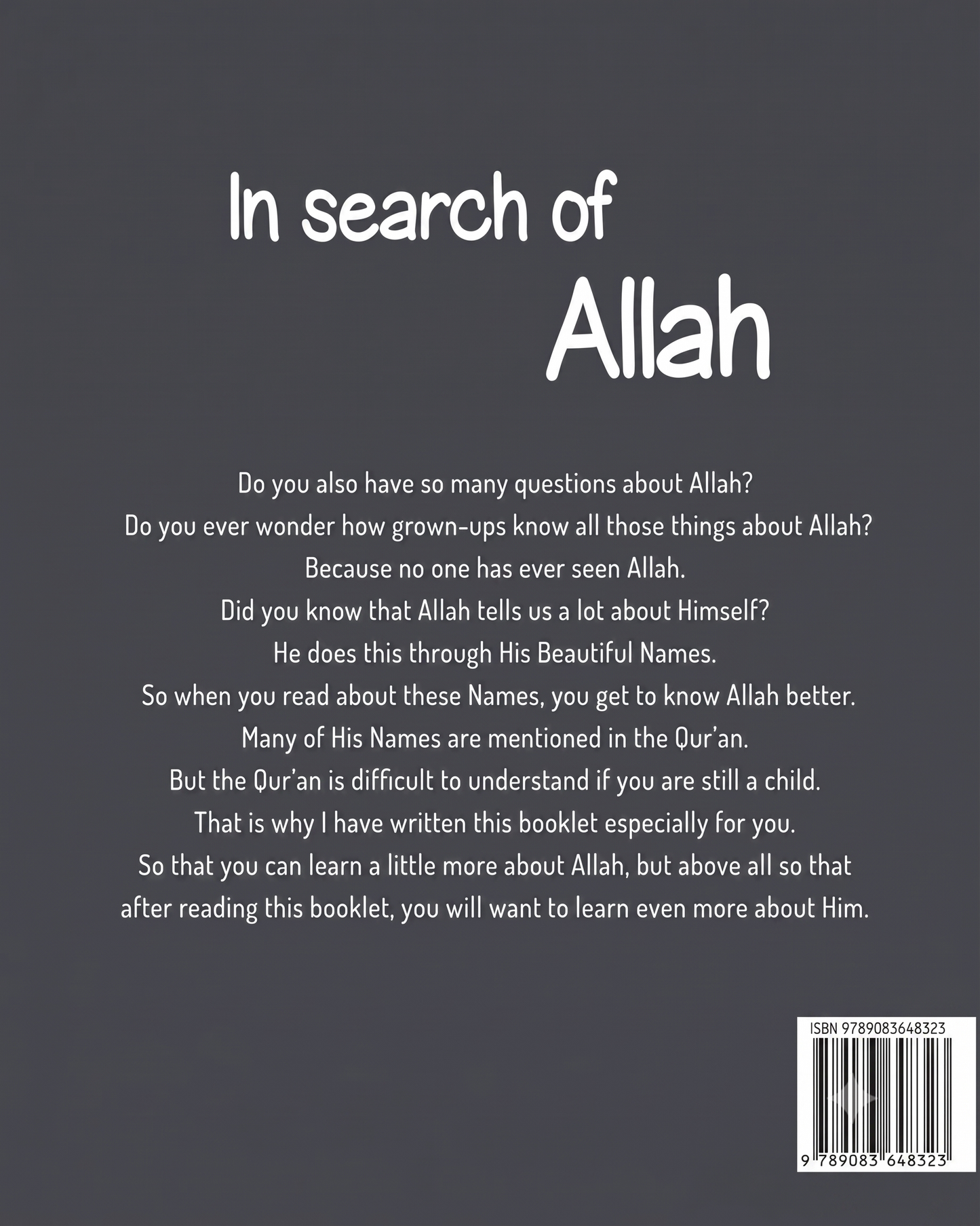 In search of Allah.
