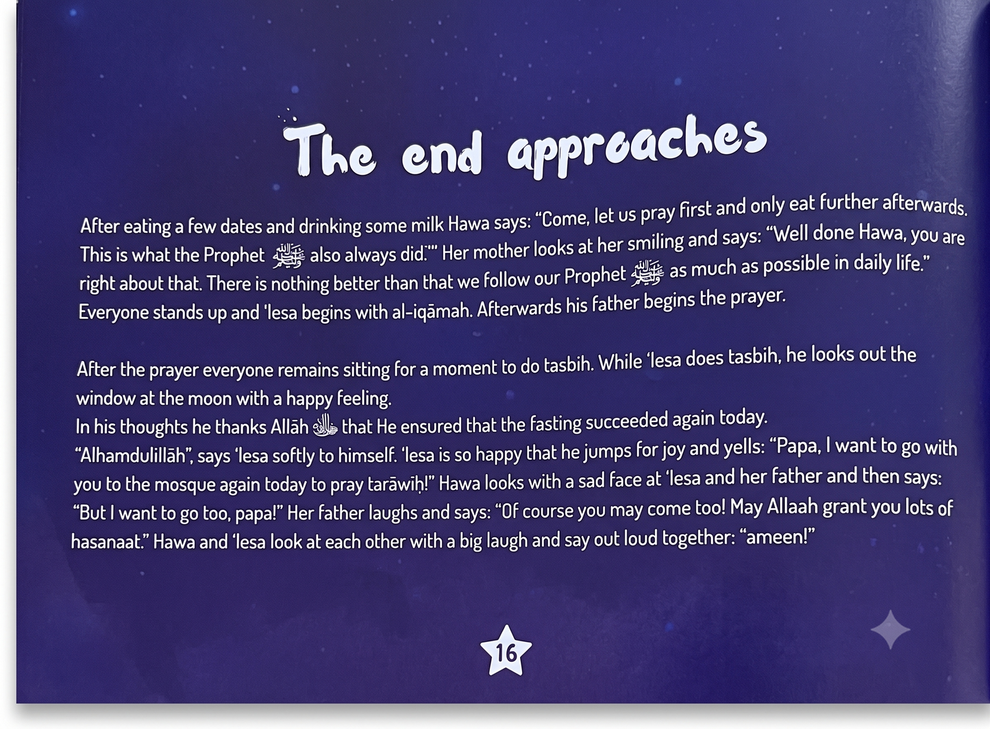Letters or ramadan 1 pager. 